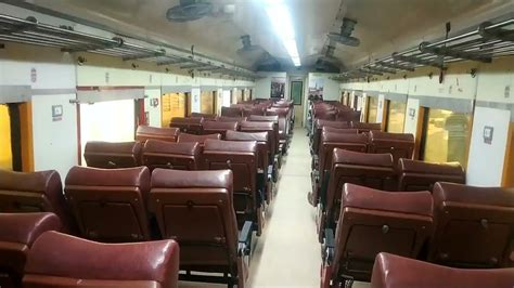 Interior of AC chair car of ICF coach |Akola- kacheguda intercity ...