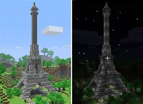 Eiffel Tower Minecraft Project