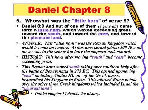 Daniel chapter 8 Daniel Chapter 8 questions answers