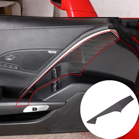 Accessories For Corvette C7 2014-19 Driver Interior Door Panel Carbon Fiber Trim | eBay