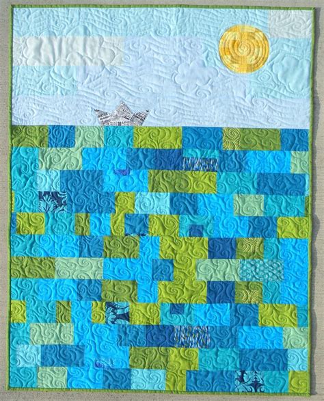 Deep Blue Sea, Baby Quilt | Quilts, Quilting designs, Baby quilts