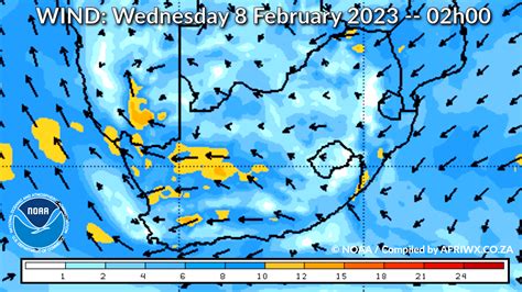 Southern Africa Weather Forecast Maps Wednesday 8 February 2023 - AfriWX