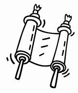 Torah Coloring Page sketch template