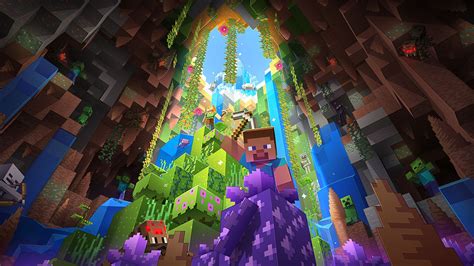 Minecraft's Caves & Cliffs Part 2 update is now available on all platforms