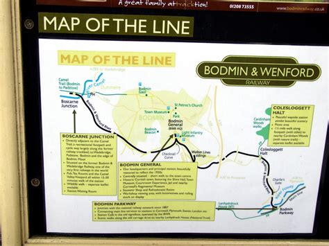 Bodmin And Wenford Railway Map - Spring Semester 2024