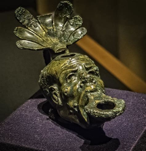 Bronze lamp in the shape of a Nubian head Pompeii Roman 1s… | Flickr