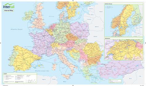 European railway network - Vivid Maps