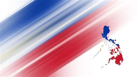 Premium Photo | Map of philippines, flag map, national colors background