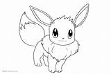 How To Draw Eevee Coloring Pages  Free Printable sketch template