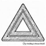 Triangle Coloring Pages  Free & Printable sketch template