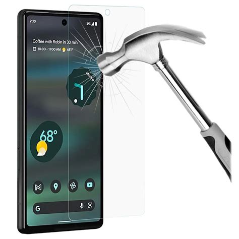 Google Pixel 6a Tempered Glass Screen Protector - Clear