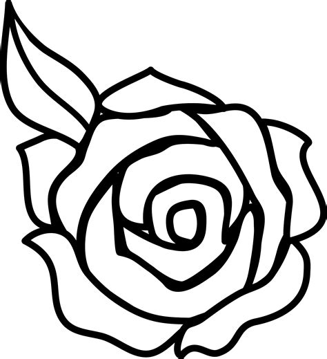 flower clip art black and white - Clip Art Library
