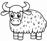 Yak Coloring Pages Printable For Free Download sketch template