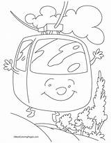 Cartoon Car Coloring Pages sketch template