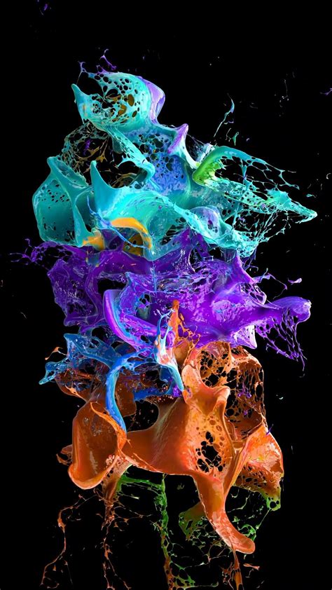 Abstract bright live wallpaper for iPhone XS from Everpix Live #wallpaper #painting #bright # ...