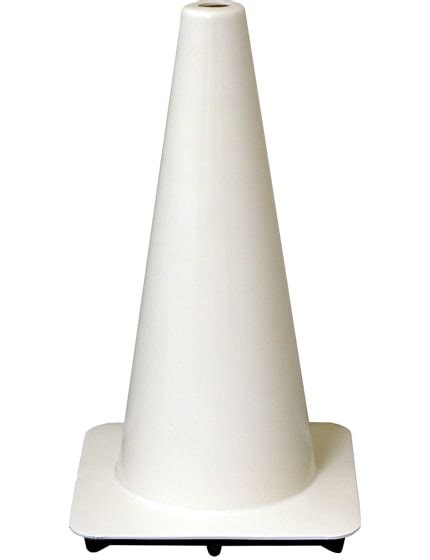 18" White Traffic Cones | Traffic Safety Store