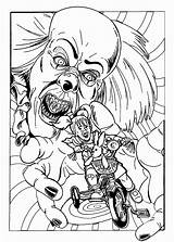 Horror Coloring Pages At GetDrawings  Free Download sketch template