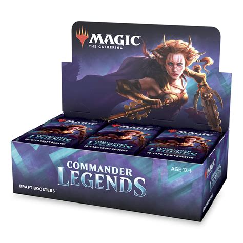 Buy Magic: The Gathering Commander Legends Draft Booster Box | 24 Booster Packs (480 Cards) | 2 ...