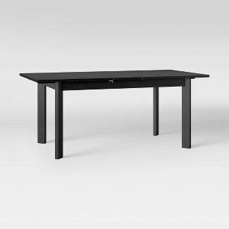 Bombelli Modern Extendable Dining Table Black - Threshold™ : Target Trestle Dining Tables, Round ...