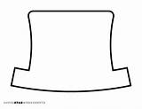 Hat Template Snowman Coloring Hats Printable Pages Frosty Craft  sketch template