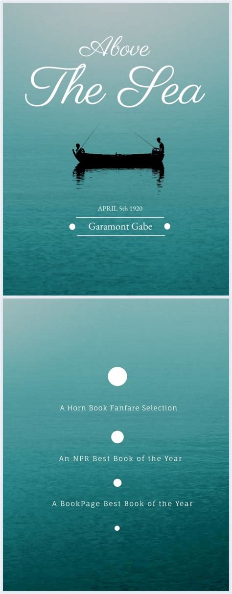 Blue Sea Book Cover Template & Design - Flipsnack