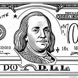 Detailed 100 Dollar Bill Coloring Page 49294 38991 sketch template