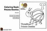 Inchworm Coloring Pages Kids sketch template