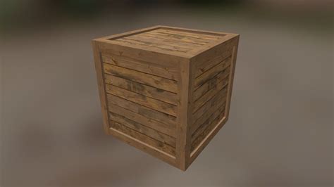 Wooden Crate - Download Free 3D model by thespaceman [4ba8fdf] - Sketchfab