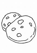 Printable Cookies Coloring Pages sketch template