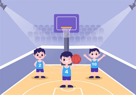 Kids Basketball Cartoon