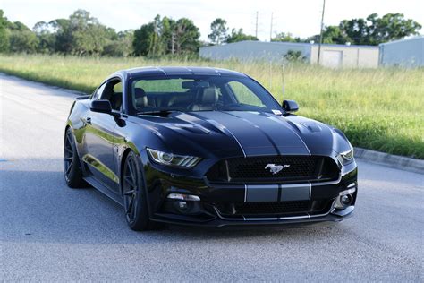 2016 Ford Mustang GT ROUSH Supercharged 670 HP 199 Miles Black Fastback 5.0 Lite - 1FA6P8CF7G5259754