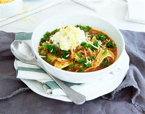 Slow Cooked Lasagne Soup | The Healthy Mummy
