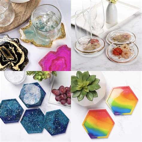 DIY Resin Coasters For Home or Gifts - Mod Podge Rocks