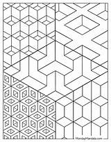 20 Geometric Coloring Pages Free PDF Printables  Worksheets Library sketch template