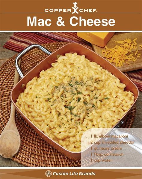 Mac and Cheese is easy and delicious when cooked in your Copper Chef nonstick pan! | Copper chef ...