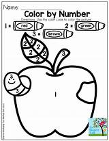 Coloring By Numbers For Kindergarten sketch template