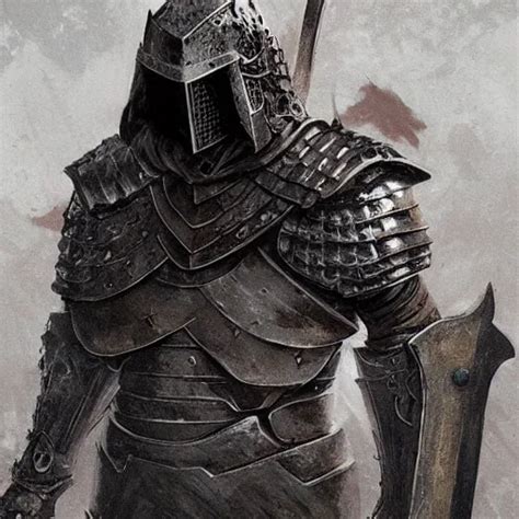 crucible knight concept, wearing ancient armor, | Stable Diffusion