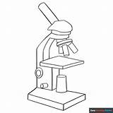 Microscope Coloring Page  Easy Drawing Guides sketch template