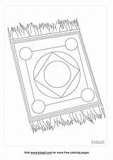 Rug Coloring Page sketch template