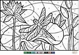 Ausmalbild Malen nach Zahlen Libelle  Ausmalbilder Kostenlos Zum sketch template