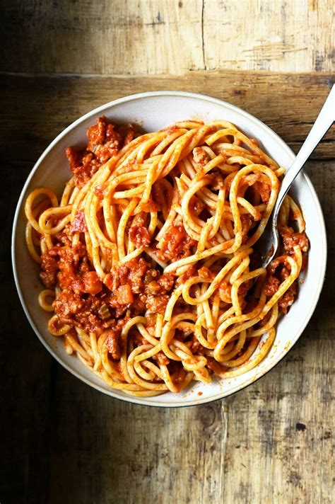 The Best Spicy Spaghetti Bolognese - Serving Dumplings