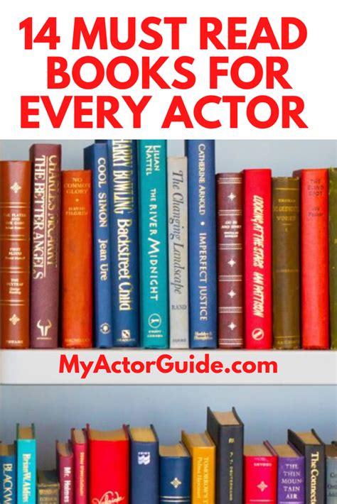 14 Books Every Actor Needs to Read | My Actor Guide | Acting lessons ...