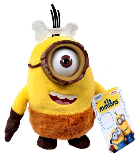 Despicable Me Minions Movie Caveman Minion 5 Plush Cro-Minion Think Way - ToyWiz