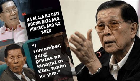 Enrile flattered by viral memes but urges public not to treat COVID-19 ...