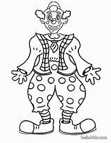 funny clown coloring Pages  Clip Art Library sketch template