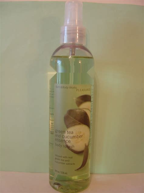 Bath & Body Works Green Tea & Cucumber Body Splash Large Full Size