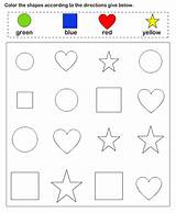 Smart Shape Preschool Printables Colour Flashcards For Toddlers sketch template