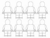 Printable Lego Minifigure Coloring Pages sketch template