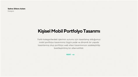 Mobile Portfolio Design on Behance