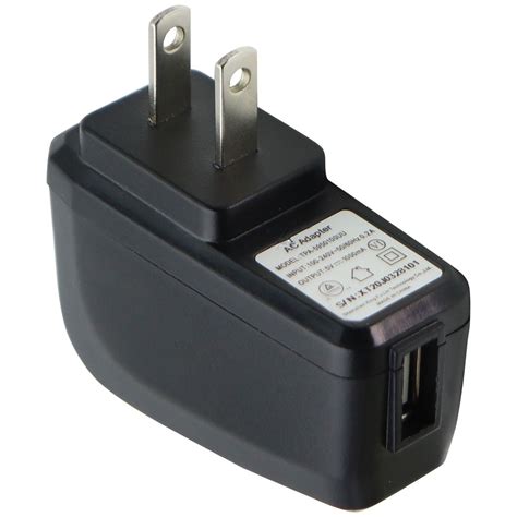 UMX Single USB Port AC Adapter (5v/1000mA) - Black - Walmart.com